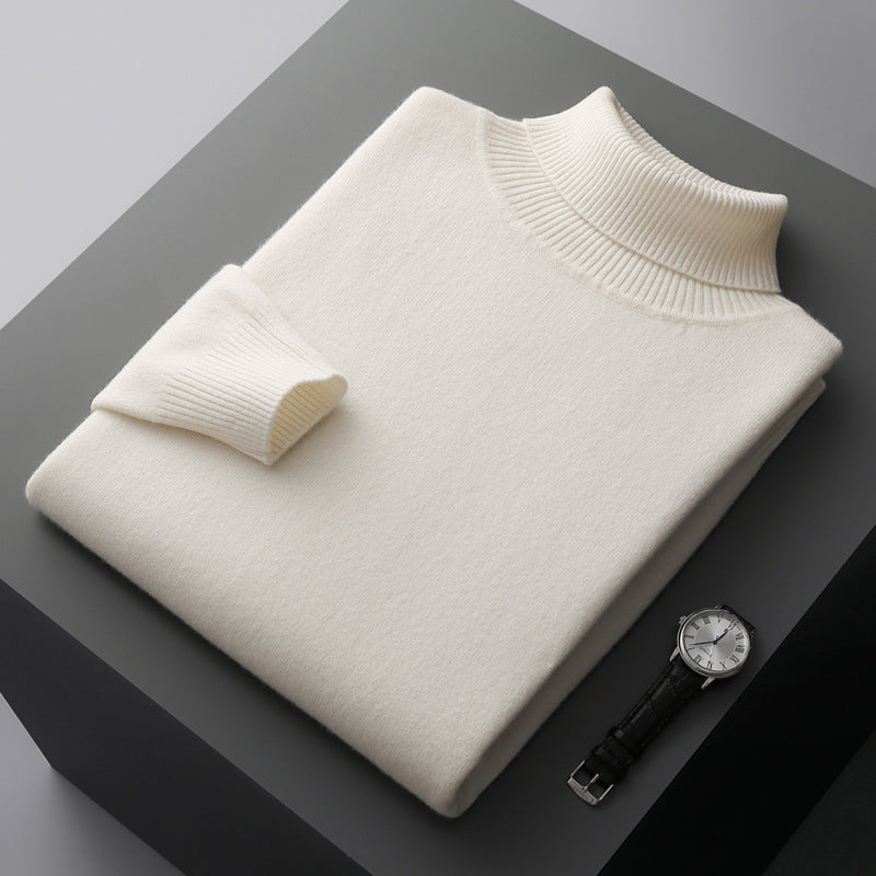 Cashmere high-neck sweater