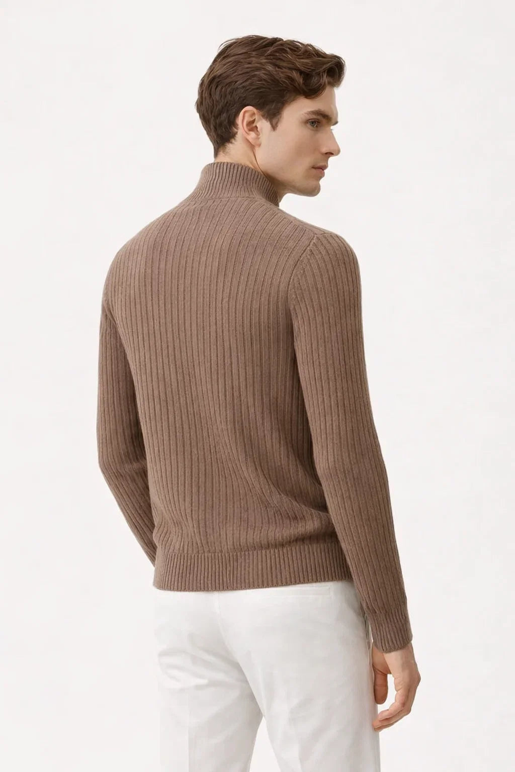 Léon Brown Rib Vest