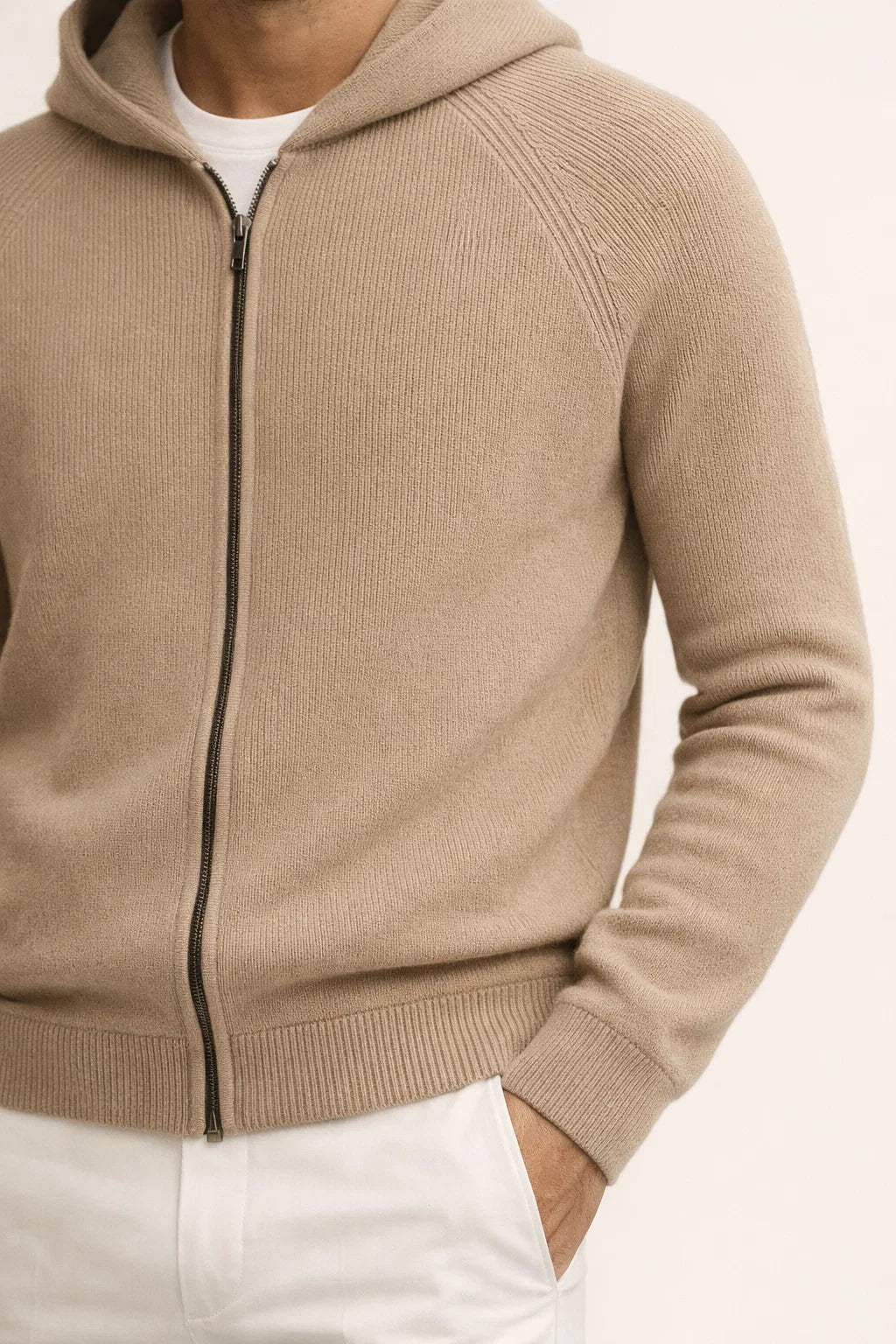 Siro Voyager Zip Up Taupe