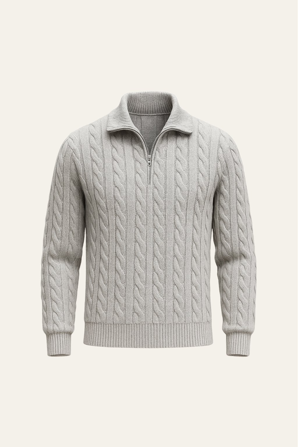 Sero Zip Knit Grey