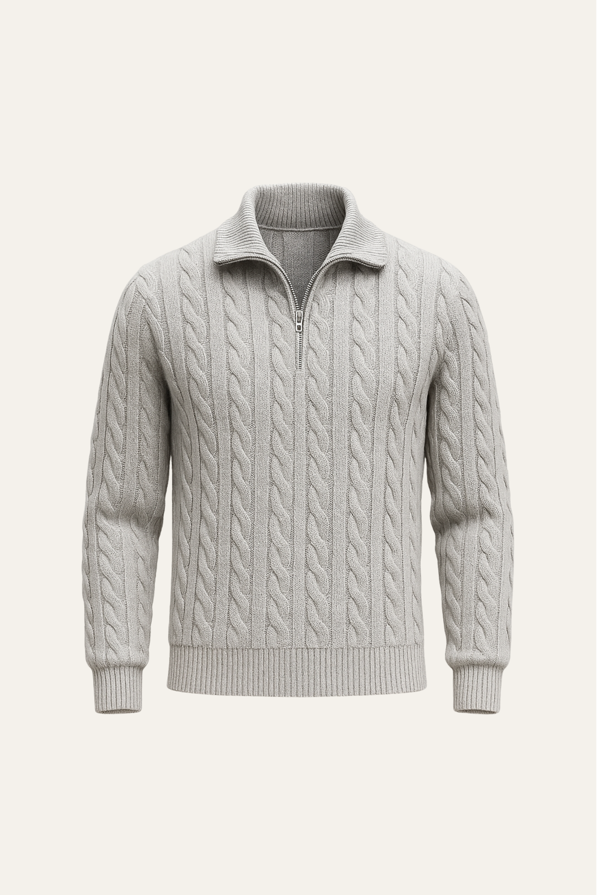 Sero Zip Knit Grey