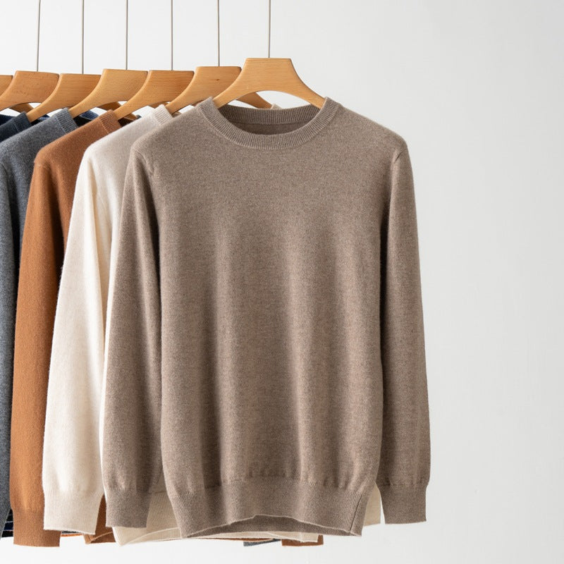 Cashmere Men's Round-Neck Pullover