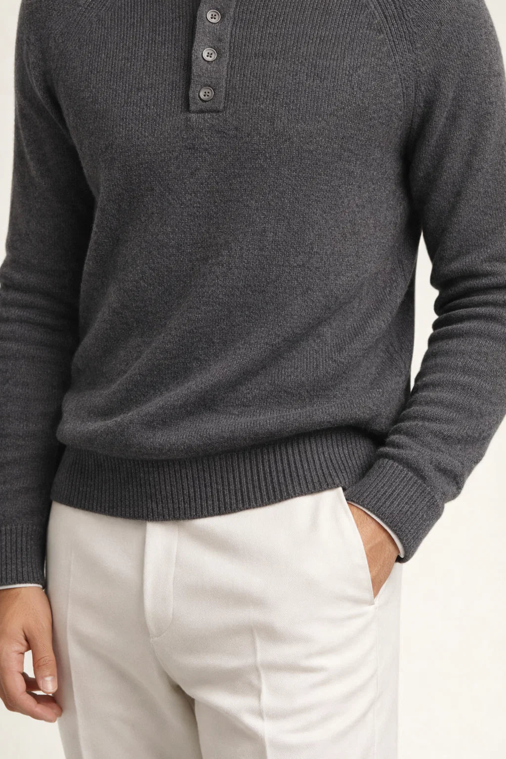 Nobi Knit Sweater Grey
