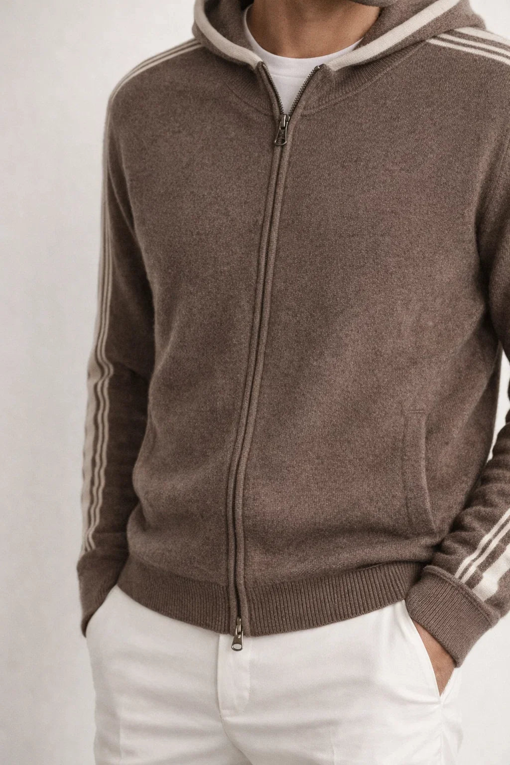 Alio Zip Up marron 
