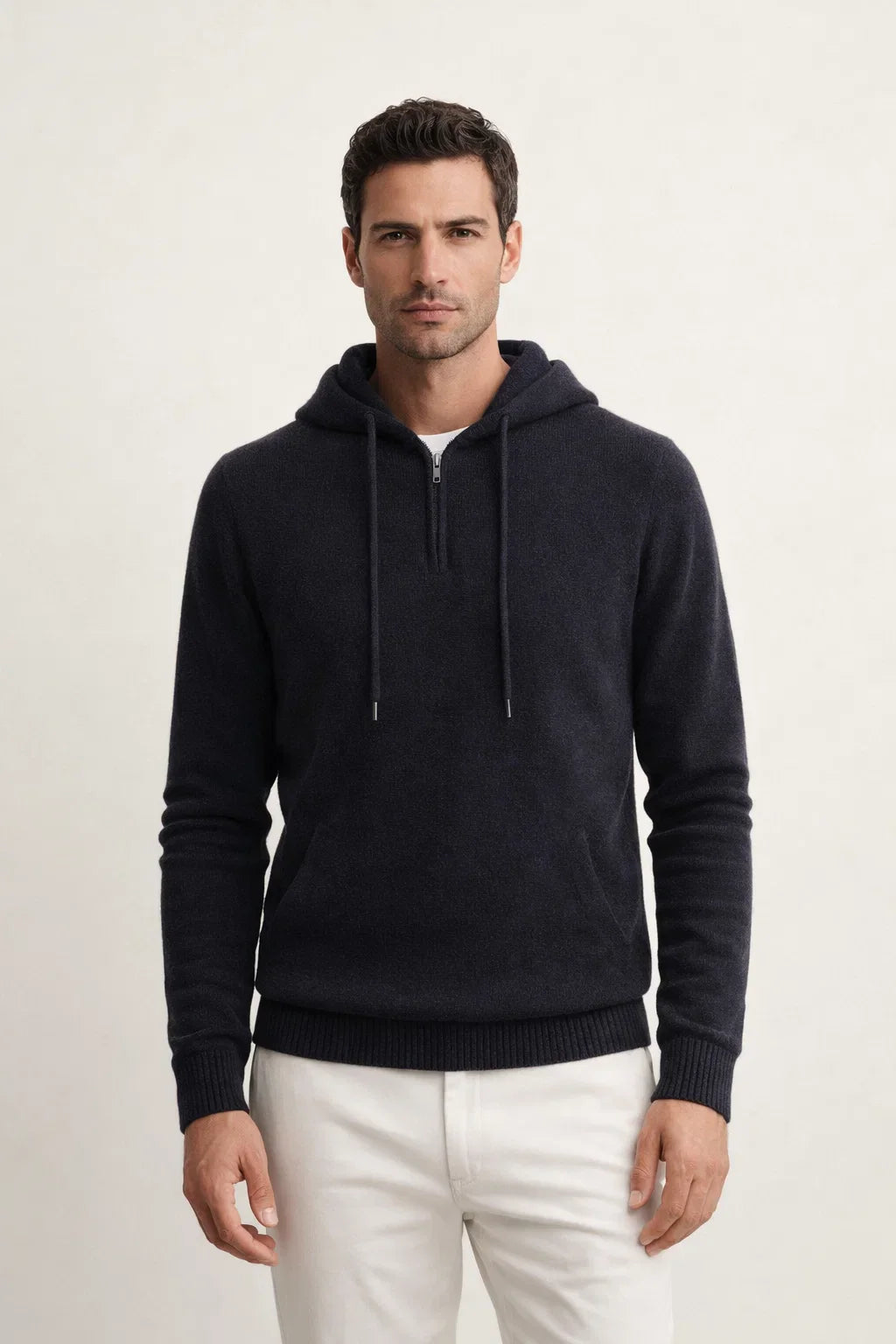 Sweat à capuche zippé Elio City gris