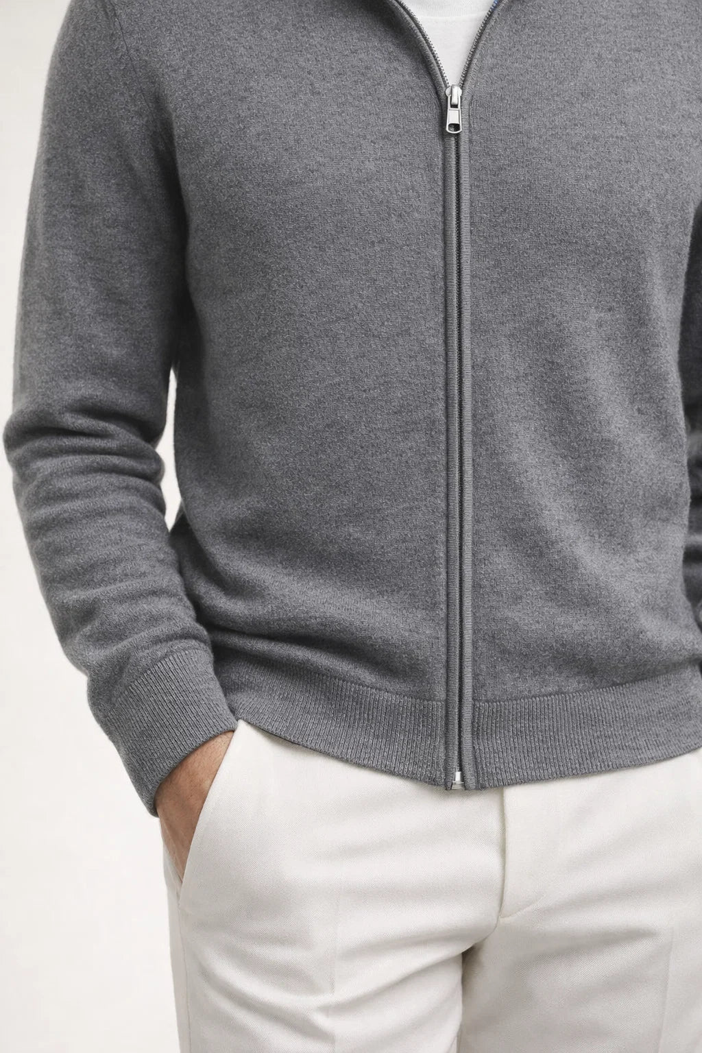 Veste Georgio réversible à fermeture éclair bleu marine